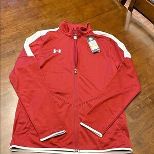 Under Armour Crimson and White Full-Zip Jacket